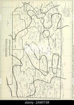 Données climatologiques, Pennsylvanie . rmometer. State College 2 - pente de terrain: Pente douce vers le sud-est. Type de sol : loam silt Hagerstown. Couverture : l'herbe bleue du Kentucky est maintenue clippée à une hauteur comprise entre 1 1/2 et 3 pouces. Instrumentation : Thermocouple cuivre-Constantan sur potentiomètre d'enregistrement S»e Relcreoce Nolei Suite à SUOon Index- 83 - CHUTE DE NEIGE ET NEIGE AU SOL PENNSYLVANIAMAY 1960 Station jour du mois 1 2 3 4 S 6 7 8 9 10 11 12 13 14 EST 16 17 18 19 20 21 22 23 24 2S 26 27 28 29 30 31 BRADFORD FAA AIRPORT SNOWFALLSN ON GND T .2 T BRADFORD 4 W RES SNOWFALLSN ON GND T BRO Banque D'Images