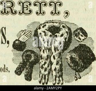Almanach des agriculteurs et des marchands de pays et livre de référence prêt . Marchand En CHAPEAUX, CASQUETTES, Gents Ameublement marchandises, PARAPLUIES, &c., 148 BROADWAY. SARATOaA SPRIKaS. F. THOIfs^P : O #5 J à côté de Post Office, la rue Phila, Saratoga Springs, LES FABRICANTS ET DKALERS IN Banque D'Images