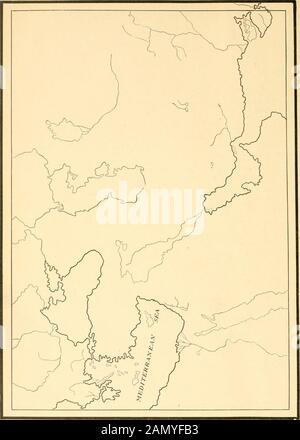 Guide d'étude d'un étudiant dans l'histoire ancienne; une combinaison de contours, de travail de carte et de questions pour faciliter la visualisation, Comprendre et se rappeler les faits importants de l'histoire ancienne et saisir un sens de la dette du monde moderne aux peuples de l'époque ancienne . la ville de l'Ourdou par des lignes pointillées montrent aussi presque que possible les premières migrations des Hébreux. Contours de l'empire hébreu sous David, Par l'utilisation de crayons de couleur divisent l'empire Davids dans le royaume d'Israël et le royaume de Juda. Notez dans chaque royaume les données approximatives qui marquent son existence. Localiser et nommer Banque D'Images