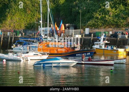 Station RNLI Ilfracombe Devon du Nord. Lifeboat Banque D'Images