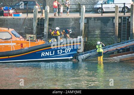 Station RNLI Ilfracombe Devon du Nord. Lifeboat Banque D'Images