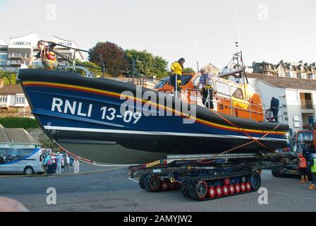 Station RNLI Ilfracombe Devon du Nord. Lifeboat Banque D'Images