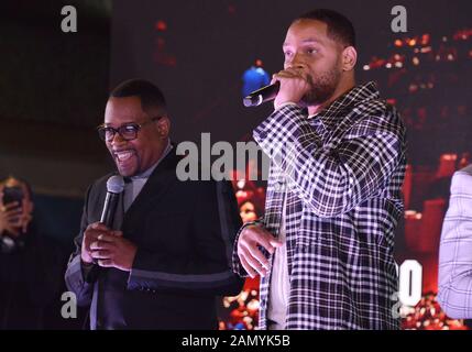 Martin Lawrence et Will Smith arrivent aux MAUVAIS GARÇONS POUR LA VIE première de Los Angeles tenue au TCL Chinese Theatre à Hollywood, CA le mardi, ?Janvier 14, 2020. (Photo De Athanlee B. Mirador/Sipa États-Unis) Banque D'Images