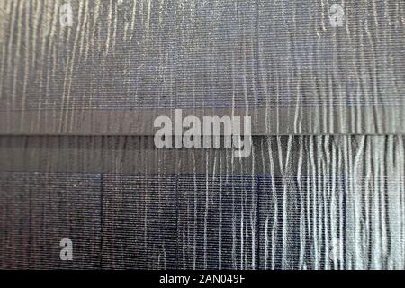 Close-up d'Solarglass, Toit de bardeaux de toit avec panneaux solaires intégrés, de l'énergie de Tesla, une division de Tesla Motors, sur Santana Row dans la Silicon Valley, San Jose, Californie, le 3 janvier 2020. () Banque D'Images
