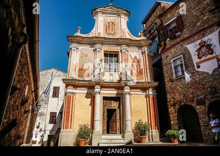 Italie Ligurie Seborga ( Principato di Seborga ) : Église de St Martino Banque D'Images