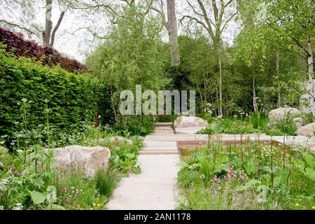 Le TELEGRAPH GARDEN - Créateur SARAH : RHS Chelsea Flower Show 2012 Banque D'Images