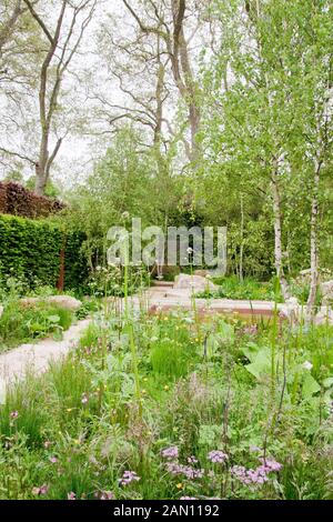 Le TELEGRAPH GARDEN - Créateur SARAH : RHS Chelsea Flower Show 2012 Banque D'Images