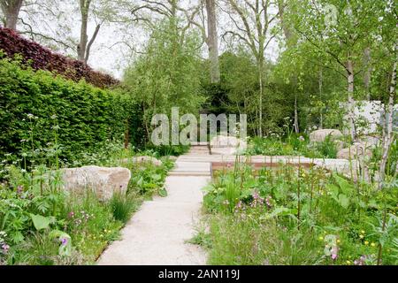 Le TELEGRAPH GARDEN - Créateur SARAH : RHS Chelsea Flower Show 2012 Banque D'Images