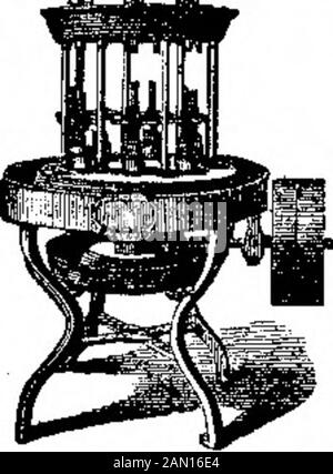 Scientifique Américain Volume 47 Numéro 18 (Octobre 1882) . MACHINE À TARAUDER LES ÉCROUS. BREVET DURRELLS. Machine n° 1, 900 lb., 7 broches, 1 050 72 600 3 capacité de 7 axes, 8 000 per10 heures.Reconnu comme un outil indispensable Fabriqué par HOWARD BROS., Fxedonia, N, Y. Banque D'Images