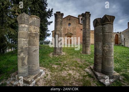 L'église paroissiale de Sant'Appiano est situé dans la localité du même nom dans la municipalité de Barberino Val d'Elsa, dans la province de Florence Banque D'Images