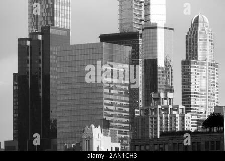 Les gratte-ciel époustouflants de Midtown Manhattan Island, New York City, États-Unis d'Amérique 2018. Banque D'Images