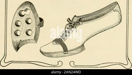 Collège athlétisme . Cuir fin, semelle en caoutchouc, avec pointes.No 111. Par paire, 4 $ chaussure en cuir, embout en caoutchouc, avec pointes.No 112. Par paire, 3,50 $ chaussure en cuir, embout en caoutchouc, pas de pointes.No 114. Par paire, 2,50 $ CHAUSSURES DE SAUT INTÉRIEURES meilleur cuir chaussure de saut intérieure, faite à la main, semelles en caoutchouc. N° 210. Par paire, 5,00 $ A. C, New York ChicagoBoston MinneapolisBuffalo PhiladelphiaCincinnati SPALDING & Bros, St. Louis Washington San FranciscoBaltimore Kansas City New OrleansDenver Pittsburg Syracuse Montréal, CAN. Londres, Angleterre Prix Spécial Et Grand Prix Sntgs? fn^;?. Spalding et Bros, AT Banque D'Images