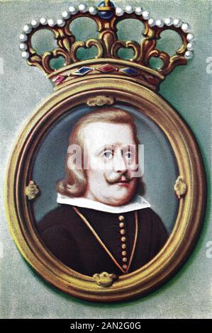 Philippe IV d'Espagne, Felipe IV, 8 avril 1605 – 17 septembre 1665, était roi d'Espagne, comme Philippe IV à Castille et Philippe III en Aragon, et Portugal, / Philipp IV Von Spanien, Felipe Iv., 8. Avril 1605 - 17. Septembre 1665, guerre König von Spanien, ebenso wie Philipp IV Dans Kastilien und Philipp III En Aragon et au Portugal, Historisch, la reproduction numérique améliorée d'un original du XIXe siècle / digitale Reproduktion einer Originalvorlage aus dem 19. Jahrhundert Banque D'Images