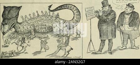 Examen des examens et du travail du monde . Le MODERNE ANDROMEDA.From Wasp (San Francisco), 24 mai 1893. UN REPTILE QUI DOIT ÊTRE LAIN.De Grip (Toronto), 28 mai 1892. SALISBURYS SOLO.Prom Grip (Toronto), 4 juin 1892. Banque D'Images