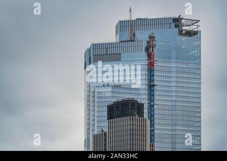 22 Bishopsgate presque fini en construction Banque D'Images