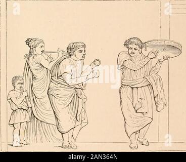 Pompéi, son histoire, ses bâtiments et ses antiquités : un compte rendu de la destruction de la ville avec une description complète des vestiges, et des récentes fouilles, Et aussi un itinéraire pour les visiteurs . qui en a fait un à Prreneste, dans le temple de Fortune, que le pavé reste à voir à ce jour.* On peut remarquer ici que la villa romaine à North-leigh, dans Oxfordshire, examiné et décrit par M. Hake-Wendra, abbarriva avec de beaux trottoirs. Le substrat * Plin. Xsrvi. 276 POMPÉI. De l'une d'elles, qui avait été cassée, a été étudiée, quand on a constaté que le sol naturel avait Banque D'Images