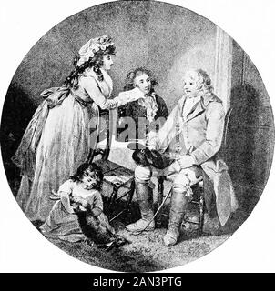 George Morland; sa vie et ses oeuvres . TOURNAGE DE WOODCOCK ET PHKASANT. De la prise en compte par T, Simfson.. Thu Farmers visite À sa fille mariée EN VILLE. De la mention écrite par W. Bond, GRAVEURS MORLANDS 117 Il y en a deux qui portent le nom de E. J. Dumee, le Fair Seducer et La Dame bienveillante; Twochoted Indulgence et discipline, par Prattent; Twoiron, Saint-Jamess Park et le Tea-Garden, publié en 1798, et un réédition du Tea-Garden en 1889. Un autre graveur étranger qui ne doit pas être overlookedis Prestel, qui eng Banque D'Images