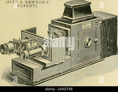 Nature . UN JOURNAL HEBDOMADAIRE ILLUSTRÉ DE LA SCIENCE. À la base solide, la nature fait confiance à l'esprit qui se construit pour l'aye.—WORDSWORTH. N° 1525, vol. 59] LE JEUDI 19 JANVIER. 1899. [Prix Sixpenence. Enregistré comme journal au Bureau général des postes.] [Tous droits réservés. LE NEWTONIEN , LA LANTERNE SCIENTIFIQUE UNIVERSELLE (IV FS & NEWTONPTENT). Complet pour les lames, les objets Microscopiques et les spectres. Price: Eur 19,00. Pour Les Conférenciers À La Lumière. Photographie couleur, et photo couleur, &c. Fabricants de semelles: Newton & CO... 3 FLEET STREET, LONDRES. Banque D'Images