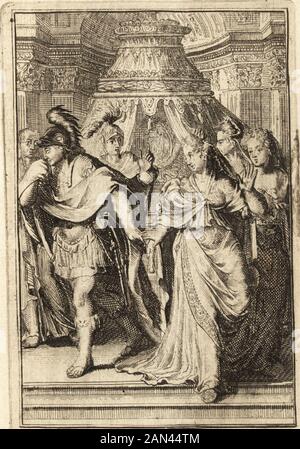 Pictura loquens; Heroicarum tabularum Hadriani Schoonebeeck enarratio et explicatio . , pererratLuminibus tacite, & fic accenfa profatur: (Thor,Nec tibi diva parens, generis nec Dardanus au-Pcrade! FED duris genuit te prudent bus horrensCaucafus, Hyrcanaeque admorunt ubera tigres.Nam quid diflumulo^autquae mead majora re/ervo?Num fletu ingemuit noftro ? Num lumina flexit ?Num lacrymas vi&US dedit, aut miferatus aman - temeft?Qua»quibusanteferam?jam jam necmaximajunoNec Saturnienne h"ec oculis pater adfpici aequis.Nufquam tuta fudes. Ejectumlittore, egentemcepi Exregni, &regnf Banque D'Images