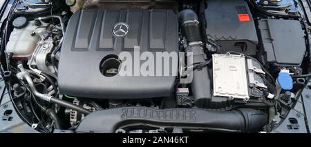 Baie de moteur W177 Mercedes-Benz A-Class voiture Banque D'Images