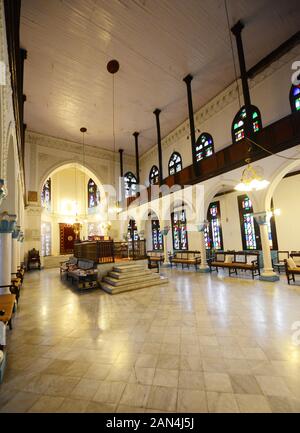 La synagogue Ohel David à Pune, en Inde. Banque D'Images