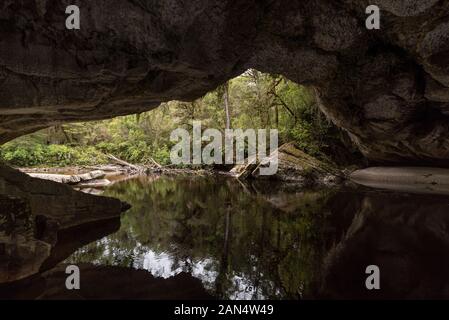 Moria Gate Arch, Kahurangi National Park Banque D'Images