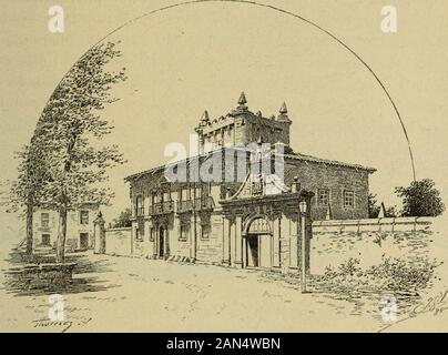 EspaÃÂ ± a, Monumentos y sus artes, su naturaleza e historia . &Lt ;^- Ã-rf SELAYA. Â L'Escudo con grullas tenantes en el que se dice SOLAR DE LOS VeLARDES. SANTANDER 629 de San Roque, reedificada en 1835 por el MarquÃ©s de DonadÃ¡âdetengÃ-o,monos un moment, lector, Ã¡ modernizar las fuerzas, sino con el aparato ostentoso del Gran Hotel de Ontaneda, conjamÃ³n, leche y manteca, que no faltan nunca, gracias Dios, enninguno¡ Ã de los lugares de la MontaÃ±a.. SELAYA. Â Palacio de DonadÃ-o Desde aquÃ, y Ã¡ MediodÃ audio-a Las Estacas de Trueda,hay que caminar por camberas para expirar al Valle de pas, Banque D'Images