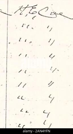 Canton de diplômés, DeKalb Comté (Indiana), 1885-1915 . Iv /^ /- ) ? .  ? Rjr ?.^-4^^^^-^• ^, x- ^ ^ ^17 O C T O /// ^^ -V Notice d&gt ; . •^-5 V /V NAMT. Ville-nisTHici 1 navire ! /^/i/l ^^. U 3 ^vl:j-arM- 1/71 d^-uU. H I A I / ?&Lt ; je m r-^/-/ I Banque D'Images