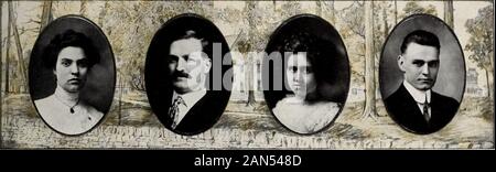 L'arbousier . j'^^^ ?"SS Tr^^Bl ?ff lf^ W . 4^ ^--K T'ILVF JT^^^^TT-^^. Mme Lulu Estelle Pickard Fermen Layton Pickett Clara Ingleby Rapp Ernest Percy Railsback (i1es.) Lulu Estelle Pickard, Marion. Le Latin. Fermen Layton Pickett, Blooiiiiiigfoii. La botanique. Porte-parole de la botanique, Bloomingfon Scliool élevé, igo8-io. Clara Ingleby Rapp, Seymour. L'anglais. Delphian ; personnel d'arbousiers. Ernest Percy Railsback, KitclicU. L'économie. Beta Theta Pi : Economics). Clul 69 Le ^ ^ m ARBUTUS DIX-NEUF DIX Banque D'Images