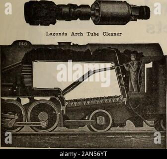 Canadian Transportation & Distribution Management . Red Hot Torches.. Lagonda Arch Tube Cleaners balance forme dans le passage de l'eau des tubes,locomotives et il doit être déposé, en tant que gouvernement qui Inspectionrequires ces tubes être absolument propres. La Lagonda Arch Cleaner permet de supprimer les dépôts de thesescale facilement et rapidement. Ils sont builtfor toutes tailles de tubes et peut être conduit par eitherwater, air ou vapeur. Envoyer pour le W-l'écriture de la construction et l'exploitation d'theseCleaners. Autres Lagonda Chaufferie spécialités sont décritdans notre Catalogue général L. Envoyer pour copie. Babcock et Banque D'Images