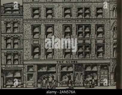 Boston illustré : la métropole de Nouvelle Angleterre contenant également l'examen de ses principaux environs . er, et le Colonel Charles H. Taylor comme manager. Cette repreaeu Globtativo- et progressiste de la société areproprietors Journal du Dimanche, tous les jours, et Weekly Globe, qui sont les principaux journaux reconnus aEngland Companv journal le Globe a été dûment constituée en 1872 MaasacMh nndcr les lois de a été réorganisé en 1878, avec un capital versé de 125 000 $, et maintenant son oGlobe et quotidienne des questions dimanche ont une plus grande circulation que tout autre journal de Boston. Le premier éditeur de Globe tbe wag M Banque D'Images