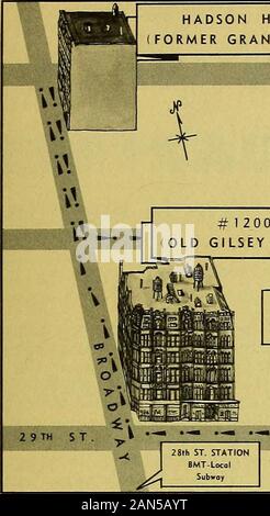 Découvrez New York avec Henry Hope Reed, Jr.-- : une série de visites à pied bien mappé, réimprimé dans les pages du New York Herald Tribune . o le sud-vécu l'Archer d'Edith famille WhartonsThe Age of Innocence, ensemble dans les années 1870.Mme. Archer, qui avait longtemps été une veuve, vivait avec son fils et sa fille dans WestTwenty-huitième rue, va manquer Whar-tonnes description. Un étage supérieur a été dedi-qués à Newland, et les deux womensqueezed quartersbelow plus étroit en eux-mêmes. Dans une harmonie sans nuages d'tastesand ils cultivaient leurs intérêts dans le quartier fougères-ian cas, faites macrame lace et woolembroide Banque D'Images