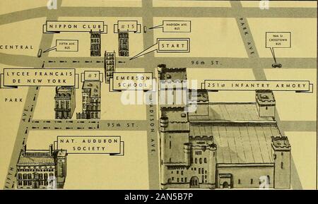 Découvrez New York avec Henry Hope Reed, Jr.-- : une série de visites à pied bien mappé, réimprimé dans les pages du New York Herald Tribune . off un dîner réception,ou la balle avec un somptueux formel-ity, évitant tout soupçon de hominess. Ceci s'applique en particulier à l'arrêt suivant sur la tournée, qui nous rencontrons lorsque nous nous offFifth dans 95th Street Avenue. Au n°3,aussi dans la manière française du xviiie siècle,bien que sur une plus theCodman façade de maisons, le hall, les escaliers et thesuite de chambres au deuxième étage (ou pianonobile-étage noble), sont ceux d'un mansionwhere la divertir le propriétaire Banque D'Images