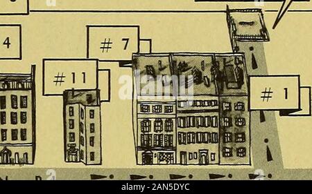 Découvrez New York avec Henry Hope Reed, Jr.-- : une série de visites à pied bien mappé, réimprimé dans les pages du New York Herald Tribune . Départ # 2 - PL. 15 avenue #  3 Q Banque D'Images