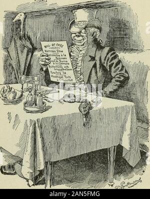 Examen des évaluations et de travail du monde . ^^ ^P TANDIS QUE LES CHATS de l'établissement. En l'absence du G.O.M.. Sir William Harcourt mène l'opposition.-De Moonshine (Londres ;, février 20,18II2. Retour à nouveau. Le London County Council : Maintenant, vous permet de voir. S Wliat Ibegin avec.-de Judy (Londres), le 16 mars 1892. 406 Le REI^^IEIVS IEIV DE RE. Banque D'Images