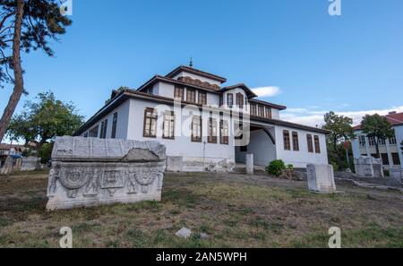 Musée d'histoire Konaka, un monument architectural et culturel unique. Bâtiment d'architecture de la Renaissance bulgare à Vidin, Bulgarie Banque D'Images