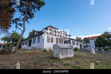 Musée d'histoire Konaka, un monument architectural et culturel unique. Bâtiment d'architecture de la Renaissance bulgare à Vidin, Bulgarie Banque D'Images