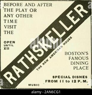 Cette semaine à Boston . e. Ouvrir 9 a. m. à la mœc p. m. Gratuitement. Musée germanique, Cambridge. Ouvrir 9 a. m. de 5 p. m. Gratuitement.JE University Museum, Cambridge. Ouvrir 9 a. m. de 5 p. m. Gratuitement. ? Peabody Museum, Cambridge. Ouvrir 9 a. m. de 5 p. m. Gratuitement. ! Boston Society of Decorative Art, 184 Boylston St.- Embroid:ries et de l'artisanat Travaux. Je Vieux Sud Meeting House Museum, Washington et le lait.Sts ouvrir 9 a. m. de 5 p. m. Entrée 25 cents. Pour une liste complète des expositions d'Art Voir Dimanche et Lundi. Conientioii annuel sociétés nf le Ucncral Socicly^lUcrs de la Daw d theRcvohition, à l'hôtel Somerset. Luneheun Banque D'Images