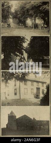 Farmer's magazine (décembre 1920) . La fen ont siégé pour une photo. L'un d'un médecin à Duluth, anciennement professeur d'école à la maison ; un autre un banquier de l'Illinois;une autre, gestionnaire de Dun & Co. à Londres, Angleterre. Le menon le rig-ht, à la fois debout et assis, sont les garçons à la maison. Coulisses de Sunny Acres. Haut indique l'msple lane à l'ombre de la route de Kingston. Ensuite, l'ancienne maison construite il y a 80 ans ; nexta freak de l'appareil photo montre le côté inverse, mais on peut noter des thelines flexible conduisant d'un incendie pour le jardin. Le bottomshows remodemized le bams avec un silo à ciment, rodded bams,et te Banque D'Images