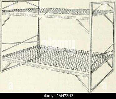 E/MJ : engineering and mining journal . FEATUREOF KNOCKDOWN COUCHETTE. Un LITS SUPERPOSÉS sanitaires que l'ancien beau gosse en bois de style en bois ou lit bébé. Tin : fil-link, tissu avec les ressorts hélicoïdaux, fait un comfortablebed, et dans ces moments, quand la question de la main-d'securingsatisfactory est si important, un bon lit sous conditions sani-taire a beaucoup à voir avec l'assurance d'un satis-usine résultat final. Tiger steel couchettes sont faites par Baggard & MarcussonCo., 1113 West 37th St.. Chicago. 111. Tadlal grave G©K&IDD(ti®ias &Lt ; Charles S. Bo lrdman* l'Alaska Treadwell Gold Mining Co., à l'Alaska, Treadwell,trouvés début Banque D'Images