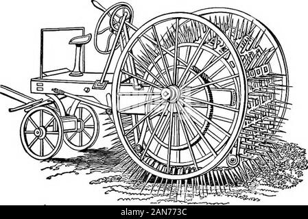 Manuel d'agriculture, de l'école, la ferme, et du feu . Fig. 19.. Fig. 20. 456. Un outil conçu pour remplacer l'utilisation de la charrue dans de nombreux sols, est connu sous le nom de digger, (Fig. 20.) L'UTILISATION DE L'EOLLEE. 145 Banque D'Images