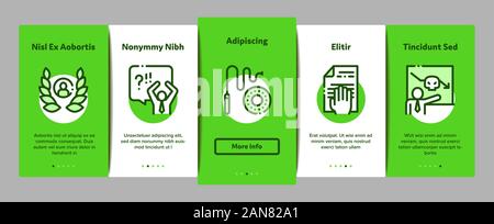 Patron de l'entreprise leader des éléments d'intégration Icons Set Vector Illustration de Vecteur