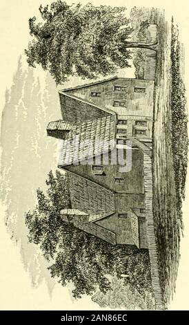 Un guide historique de Cambridge . mo-rial. Avec la division de l'église, les deux sociétés construit leurs propres maisons de rencontre et, en 1833, deux cent et un ans après la fondation de la première maison de rencontre dans la ville, cet édifice, construit en 1756, la dernière ville rencontrez-ing-chambre, et accueil de l'original d'organisation de l'église, a été supprimé, et le terrain sur lequel il se tenait était vendu à Harvard College. Le régime. NathanielAppleton, Timothy Hilliard, et d'Abiel Holmes (père de M. Oliver WendellHolmes) sont les pasteurs se sont installés au cours de cette réunion, la quatrième place. Le 12 février 1886, les deux societé Banque D'Images