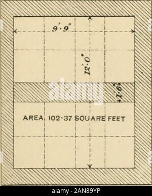 Des transactions . OFENTILATING CTICN MONTRANT LA POSITION DES VENTILATEURS. F|Q.. L'échelle, 40 pieds à 1 pouce. La mine de GREAT WESTERN. Banque D'Images