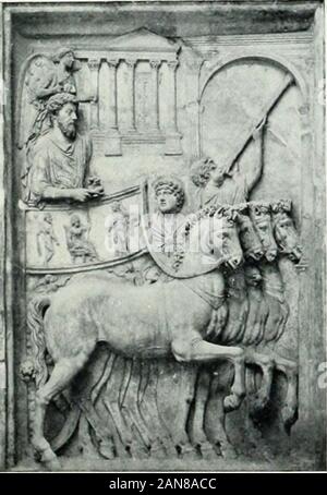 La sculpture romaine d'Auguste à Constantin . Banque D'Images