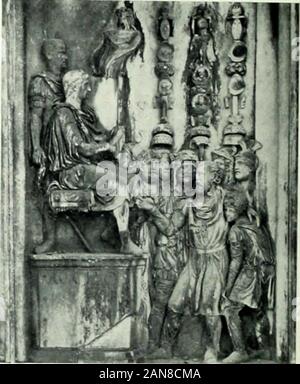 La sculpture romaine d'Auguste à Constantin . Banque D'Images