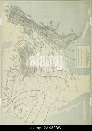 L'étude des types et des tempêtes météorologiques par les professeurs et les responsables des prévisions du bureau météo . Banque D'Images