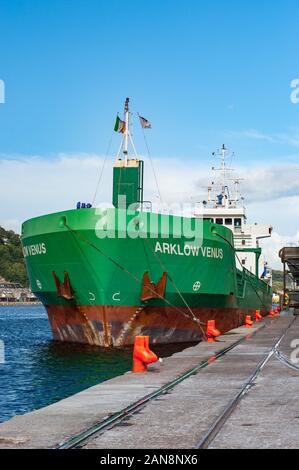 La ville de Cork, Irlande - Août 29th, 2012 : Arklow Venus General Cargo Navire amarré dans le port de Cork, Irlande Banque D'Images