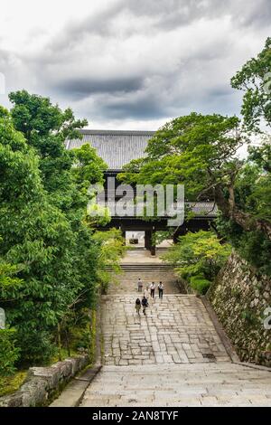 Kyoto, Japon, Asie - 5 septembre 2019 : Le Temple de Chion dans quartier Higashiyama Banque D'Images