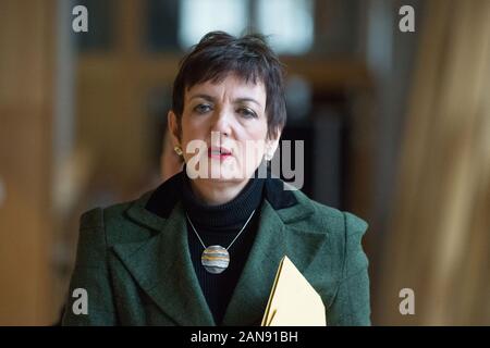 Edinburgh, Royaume-Uni. 16 janvier, 2020. Photo:Angela Constance MSP. Des scènes du parlement écossais à Édimbourg. Crédit : Colin Fisher/Alamy Live News Banque D'Images